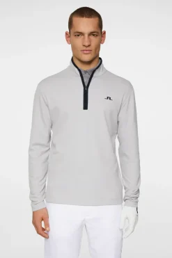 Golf|Base & Mid Layers<J.Lindeberg Clide Quarter Zip Mid Layer HighRise