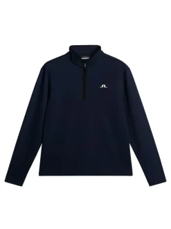 Golf|Base & Mid Layers<J.Lindeberg Clide Quarter Zip Mid Layer JLNavy