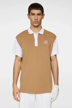 Golf|Polo Shirts<J.Lindeberg Club House Loose Fit Polo TigersEye