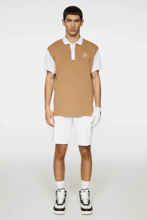 Golf|Polo Shirts<J.Lindeberg Club House Loose Fit Polo TigersEye