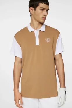 Golf|Polo Shirts<J.Lindeberg Club House Loose Fit Polo TigersEye