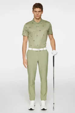 Golf|Polo Shirts<J.Lindeberg Club House Motif Polo GolfMicroOliveS