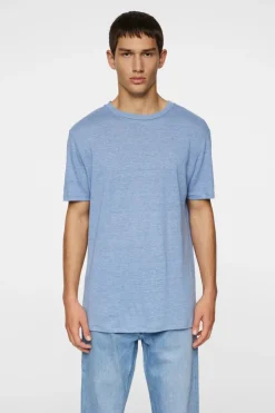 T-shirts|Tops<J.Lindeberg Coma Linen Tee RainWashed