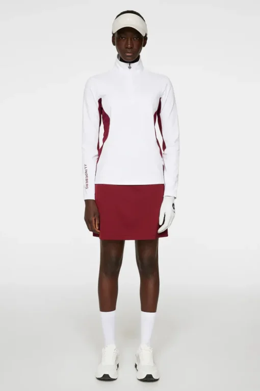 Golf|Ski<J.Lindeberg Cookies Mid Layer Cabernet