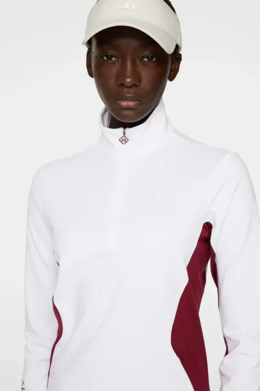 Golf|Ski<J.Lindeberg Cookies Mid Layer Cabernet
