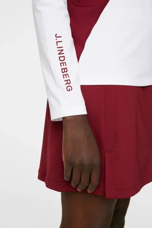 Golf|Ski<J.Lindeberg Cookies Mid Layer Cabernet