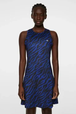 Golf|Dresses<J.Lindeberg Cora Print Dress TourTigerClematisM