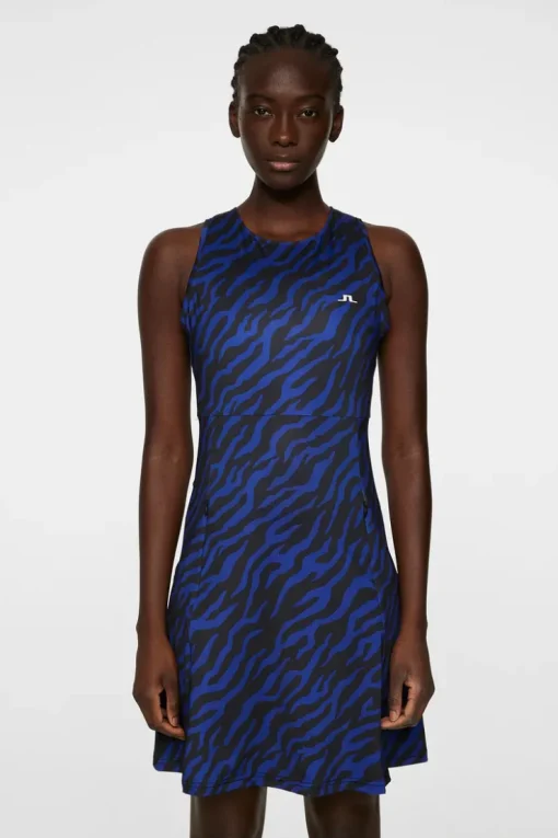 Golf|Dresses<J.Lindeberg Cora Print Dress TourTigerClematisM
