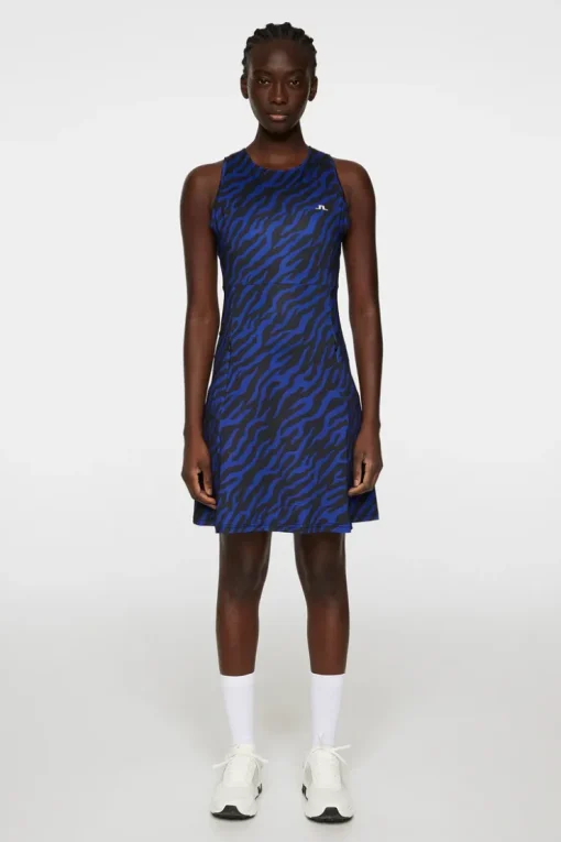 Golf|Dresses<J.Lindeberg Cora Print Dress TourTigerClematisM