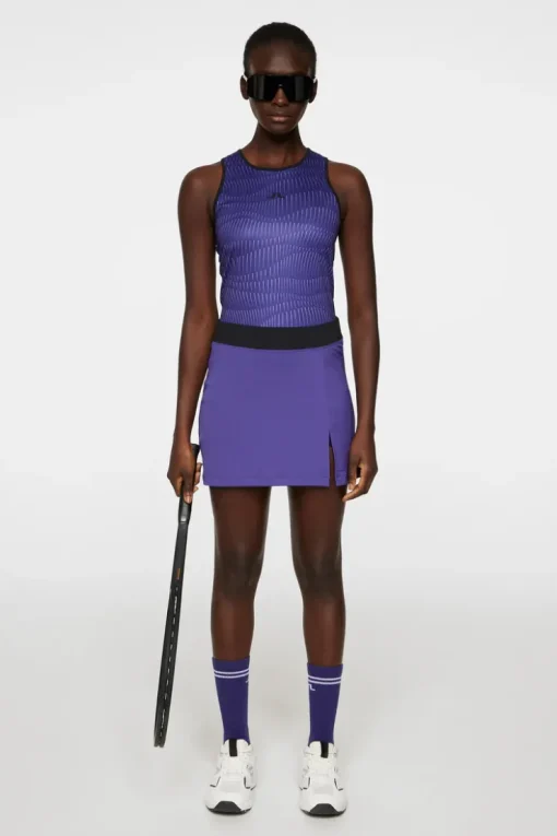 Tops|Tennis<J.Lindeberg Delia Printed Tank Top ResonanceDeepWisteriaL