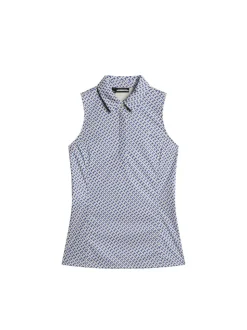 Golf|Tanks<J.Lindeberg Dena Print Sleeveless Top TourGeoMoonbeamS