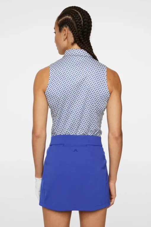 Golf|Tanks<J.Lindeberg Dena Print Sleeveless Top TourGeoMoonbeamS