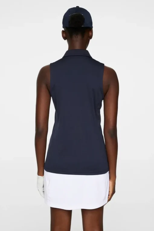 Golf|Tanks<J.Lindeberg Dena Sleeveless Top JLNavy