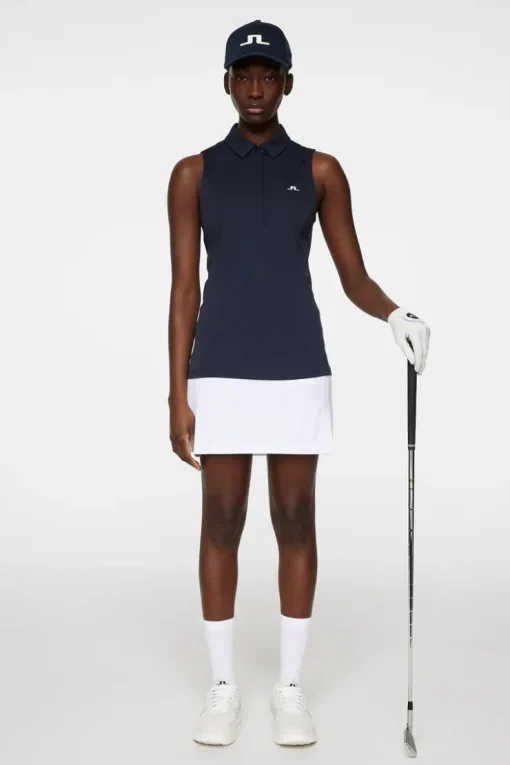 Golf|Tanks<J.Lindeberg Dena Sleeveless Top JLNavy