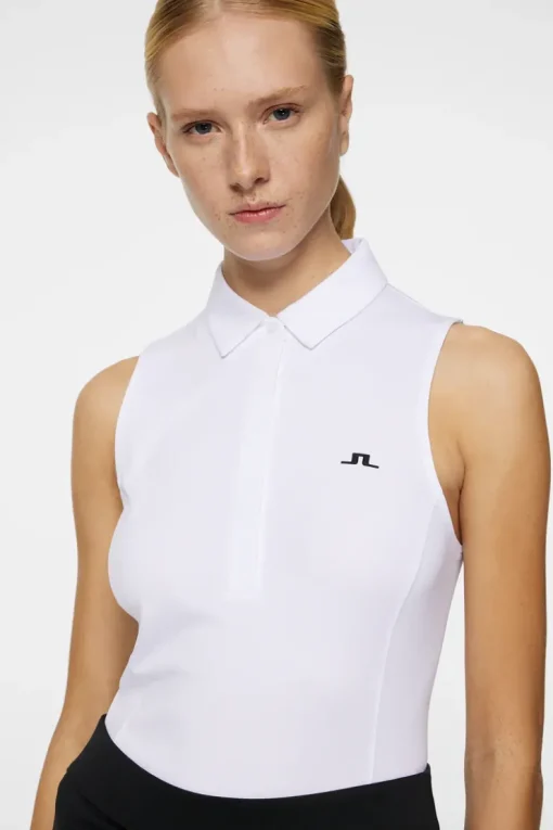 Golf|Tanks<J.Lindeberg Dena Sleeveless Top White