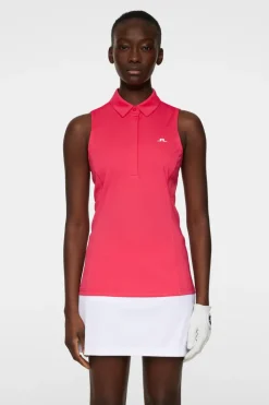 Golf|Tanks<J.Lindeberg Dena Sleeveless Top Azalea