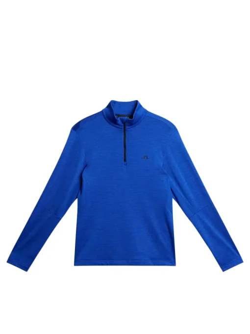 Golf|Ski<J.Lindeberg Destry Zip Mid Layer ClubBlueMelange