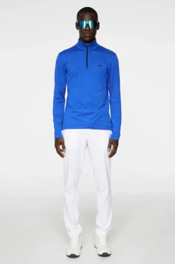 Golf|Ski<J.Lindeberg Destry Zip Mid Layer ClubBlueMelange