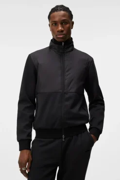 Sweatshirts|Tops<J.Lindeberg Dovid Hybrid Jacket Black