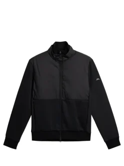Sweatshirts|Tops<J.Lindeberg Dovid Hybrid Jacket Black