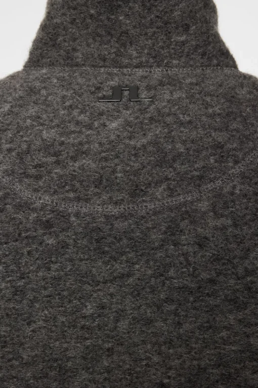 Après Ski<J.Lindeberg Duncan Wool Fleece Vest LightGreyMelange