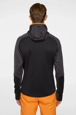 Ski|Base & Mid Layers<J.Lindeberg Elevation Full Zip Hood Black