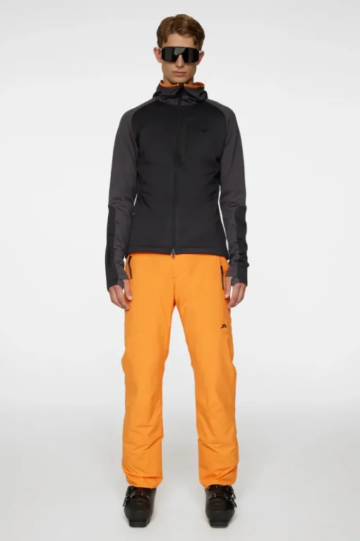 Ski|Base & Mid Layers<J.Lindeberg Elevation Full Zip Hood Black