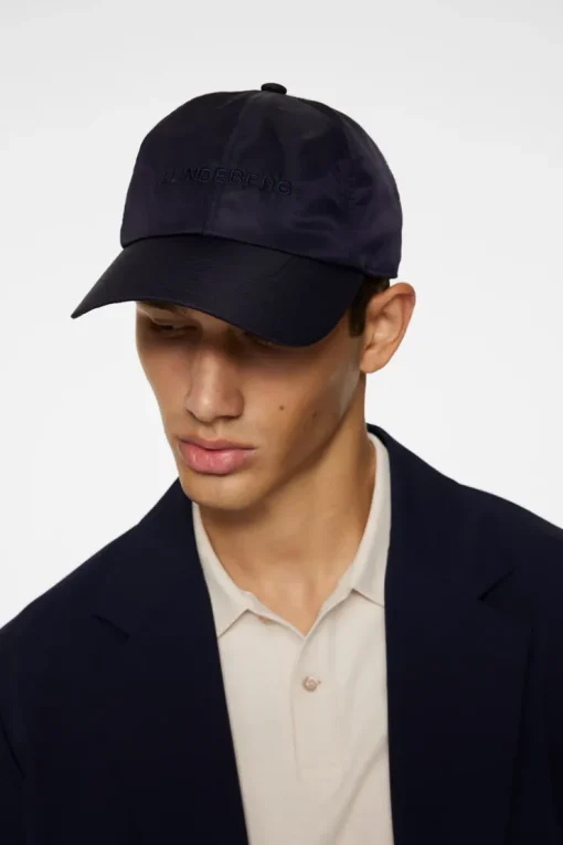 Caps|Accessories<J.Lindeberg Elijah Nylon Cap JLNavy