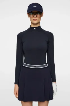 Golf|Base & Mid Layers<J.Lindeberg Ella Compression Top JLNavy