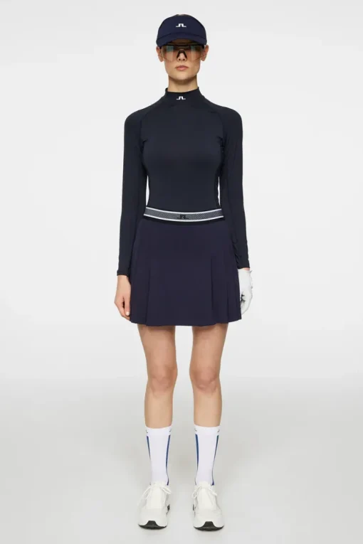 Golf|Base & Mid Layers<J.Lindeberg Ella Compression Top JLNavy