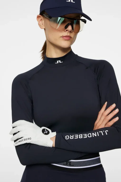 Golf|Base & Mid Layers<J.Lindeberg Ella Compression Top JLNavy