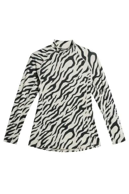Golf|Base & Mid Layers<J.Lindeberg Ella Print Compression Top TourTigerMoonbeamM