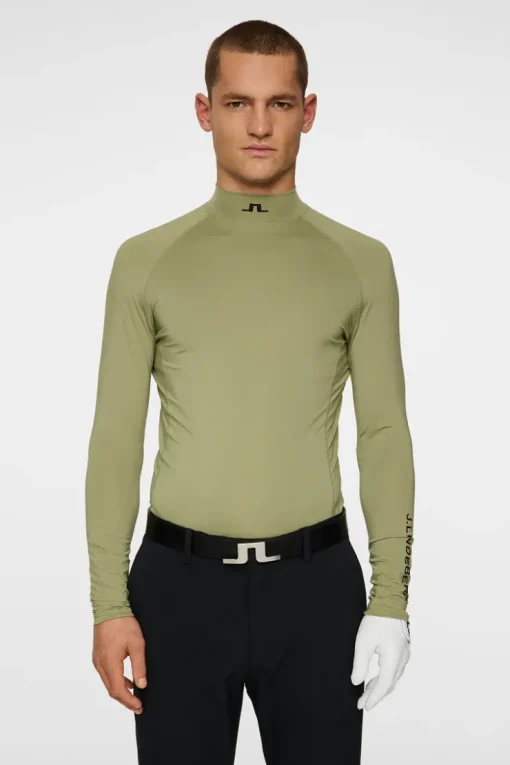 Golf|Tops<J.Lindeberg Ello Compression OilGreen