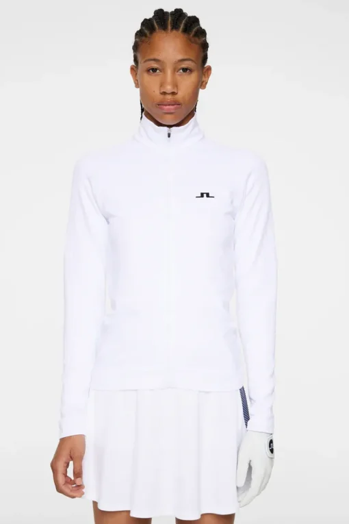 Golf|Ski<J.Lindeberg Elowen Seamless Mid Layer White