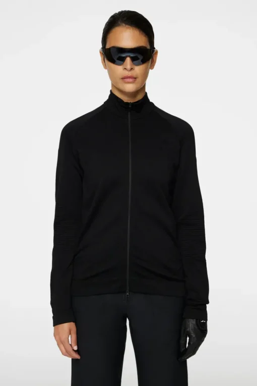 Golf|Ski<J.Lindeberg Elowen Seamless Mid Layer Black