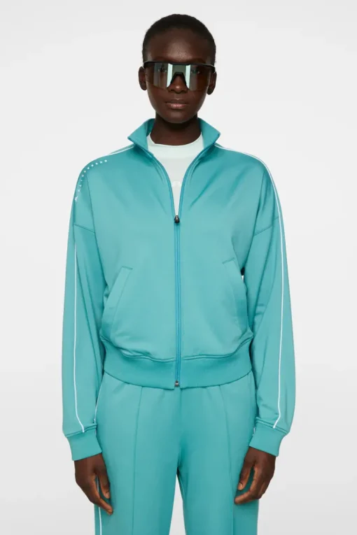 Base & Mid Layers|Tennis<J.Lindeberg Emiliana Track Jacket Teal