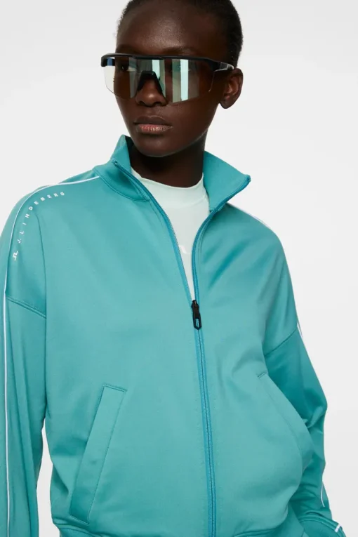 Base & Mid Layers|Tennis<J.Lindeberg Emiliana Track Jacket Teal