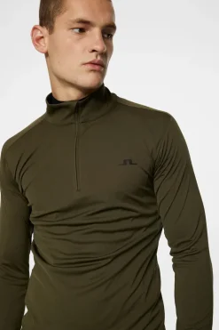 Golf|Base & Mid Layers<J.Lindeberg Frank Pro Pack Mid Layer ForestGreen