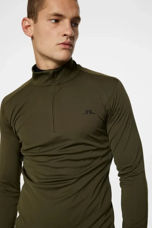 Golf|Base & Mid Layers<J.Lindeberg Frank Pro Pack Mid Layer ForestGreen