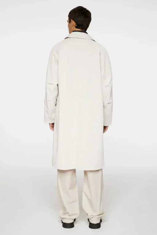 Jackets|Outerwear<J.Lindeberg Frankie 2L Raglan Coat Moonbeam