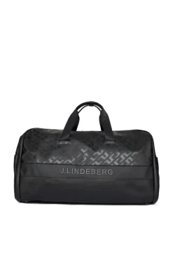 Golf|Golf<J.Lindeberg Garment Print Duffel Bag TourGeoJacquardBlackM