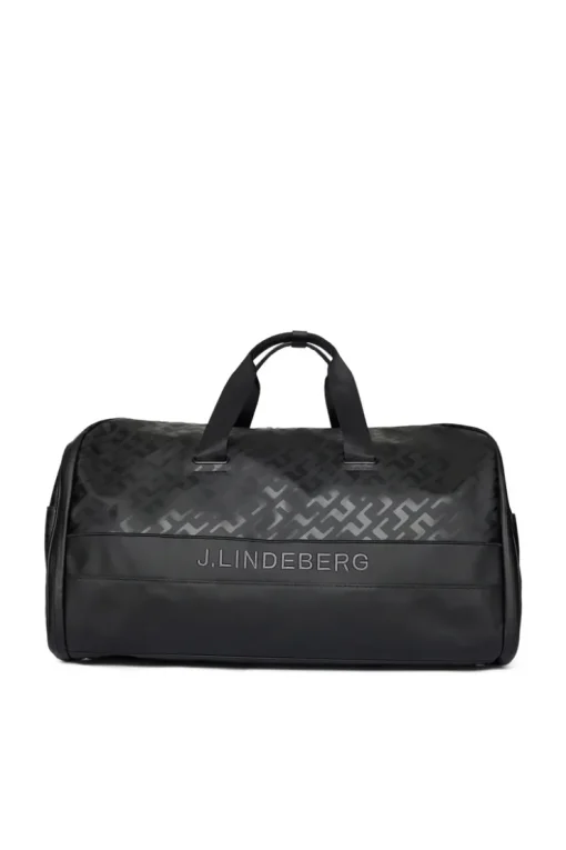 Golf|Golf<J.Lindeberg Garment Print Duffel Bag TourGeoJacquardBlackM