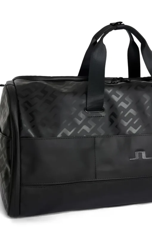 Golf|Golf<J.Lindeberg Garment Print Duffel Bag TourGeoJacquardBlackM