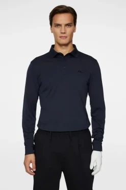 Golf|Polo Shirts<J.Lindeberg Gustaf LS Polo JLNavy