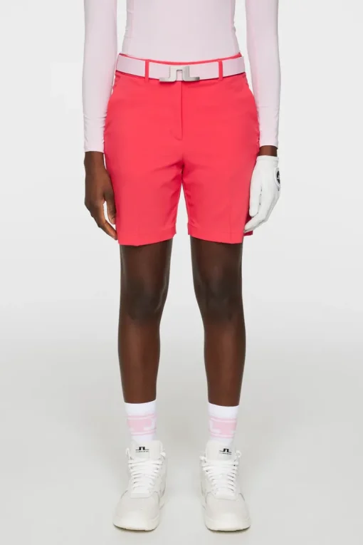 Golf|Shorts<J.Lindeberg Gwen Long Shorts Azalea