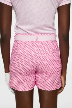 Golf|Shorts<J.Lindeberg Gwen Printed Shorts TourGeoPinkS
