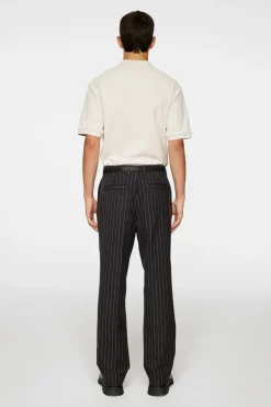 Trousers|Bottoms<J.Lindeberg Haij Pin Stripe Pants Black