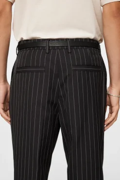 Trousers|Bottoms<J.Lindeberg Haij Pin Stripe Pants Black