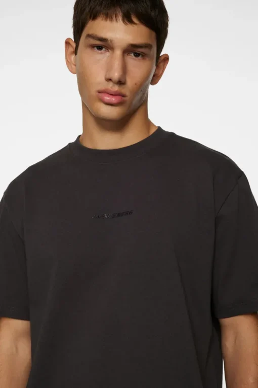 T-shirts|Tops<J.Lindeberg Hale Logo T-shirt WashedBlack