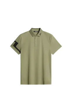 Golf|Polo Shirts<J.Lindeberg Heath Polo OilGreen